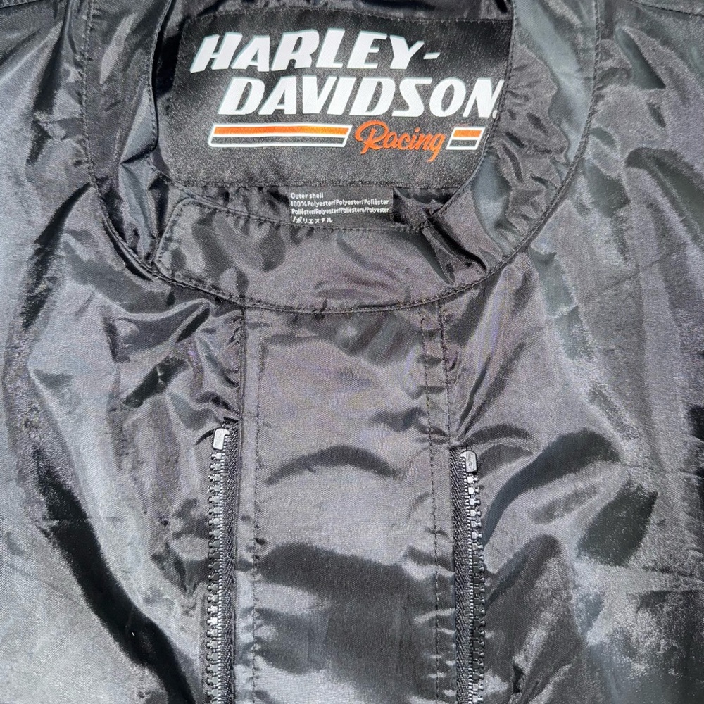 Harley Davidson Men Jacket XLARGE Black Replacement Waterproof Liner w/ Bag